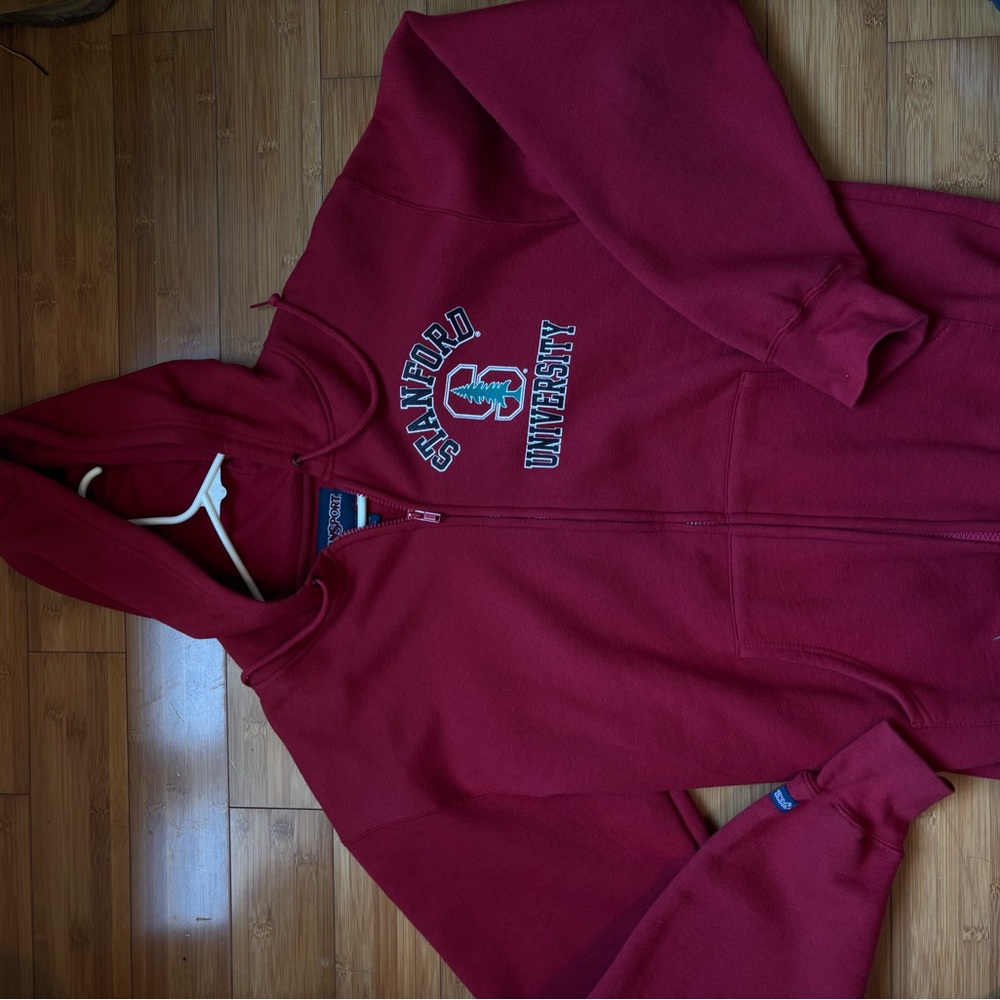 Stanford University Red Zip-Up Hoodie